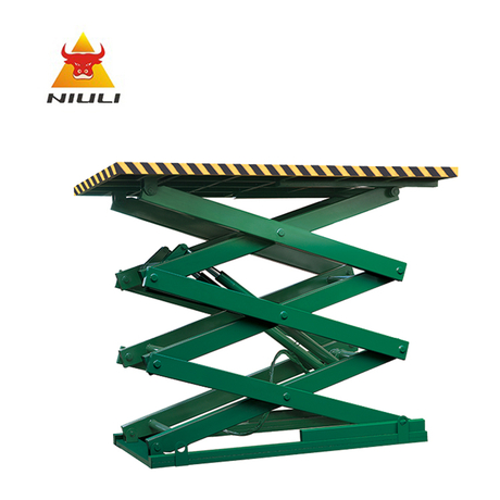 Elevador de tijera hidráulico fijo NIULI Warehouse Cargo Lift Stair Lift Platform para la venta