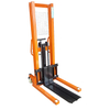 NIULI 1t Hand Manual Stacker Maletero Carretilla Elevadora 2m Lifting Height Fork Lift 2ton Stacker Manual Stacker