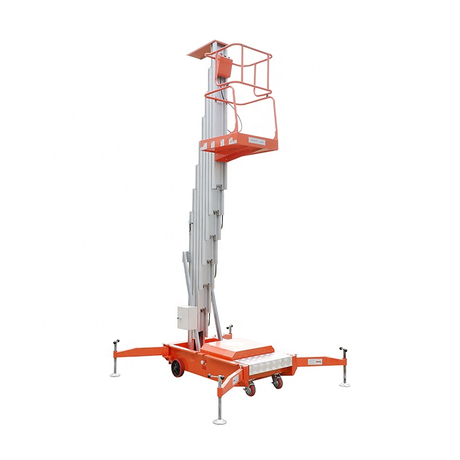 NIULI Portable AC Power High Rise Electric Man Lift Plataforma de aluminio