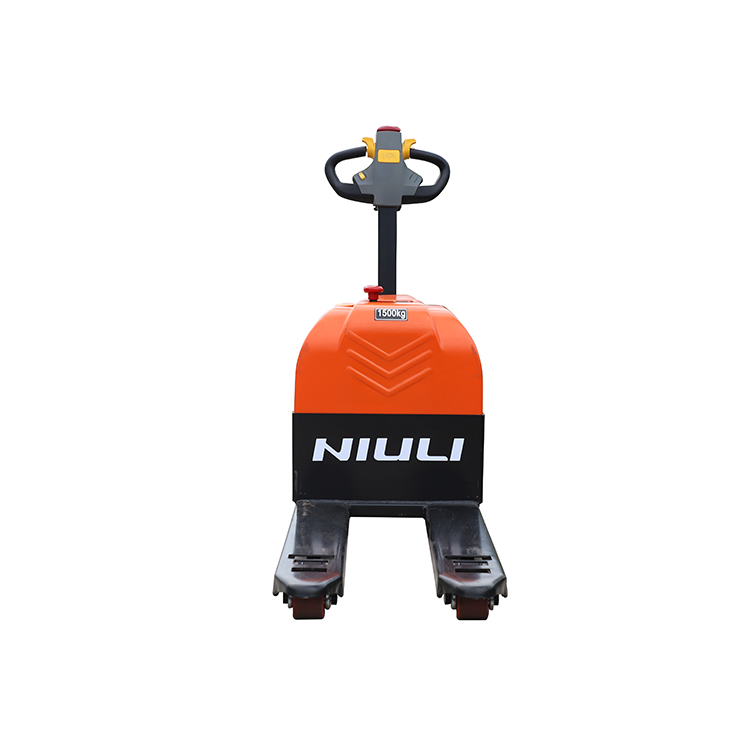 NIULI Motor de batería Transpaleta eléctrica Forklits Jack 1.5ton 1500kg Transpaleta eléctrica completa para peatones