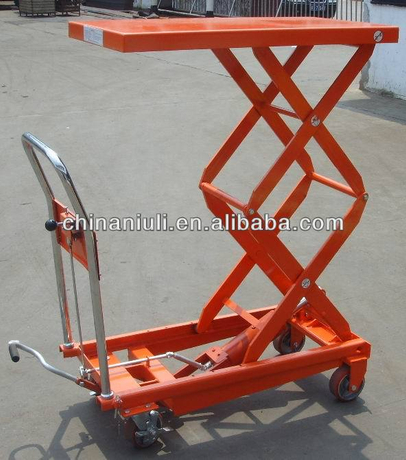 Mesa elevadora de tijera hidráulica para carro de mesa portátil pequeña NIULI