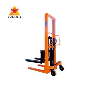 Carretilla elevadora manual hidráulica NIULI 1Ton 1.6M Hand Pallet Truck Stacker para manejo de materiales