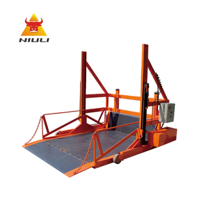 NIULI Venta caliente 1500kgs 1.5ton Capacidad Nivelador de muelle hidráulico móvil para mercancías de carga de fábrica