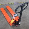 NIULI Material Handling Precio 2t 2.5t Carros Hidráulicos Transpaleta Móvil con Escala Transpaleta Carro