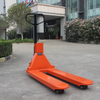 NIULI Material Handling Precio 2t 2.5t Carros Hidráulicos Transpaleta Móvil con Escala Transpaleta Carro